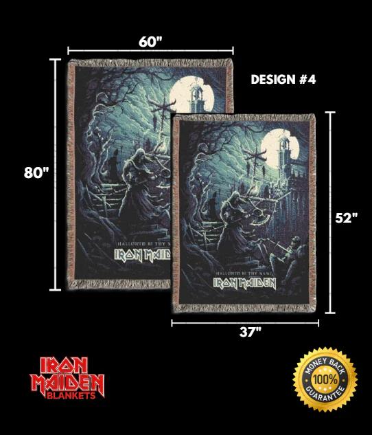 Handmade Iron Maiden Blankets