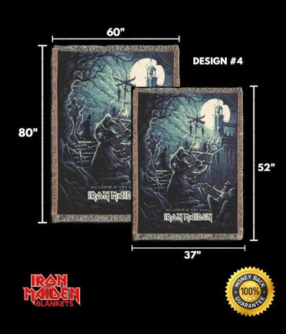 Handmade Iron Maiden Blankets