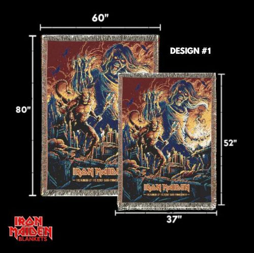 Handmade Iron Maiden Blankets